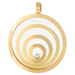 Chopard Happy Spirit 18K Yellow Gold Diamond Pendant