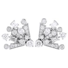 Graff New Dawn 18K White Gold 2.15ct Diamond Earrings