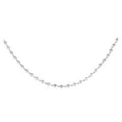 18K White Gold 1.90ct Diamond Necklace