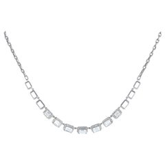 18K White Gold 1.95ct Diamond Necklace