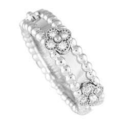 Van Cleef & Arpels Van Cleef & Arpels Perlee 18K White Gold 0.33ct Diamond Ring
