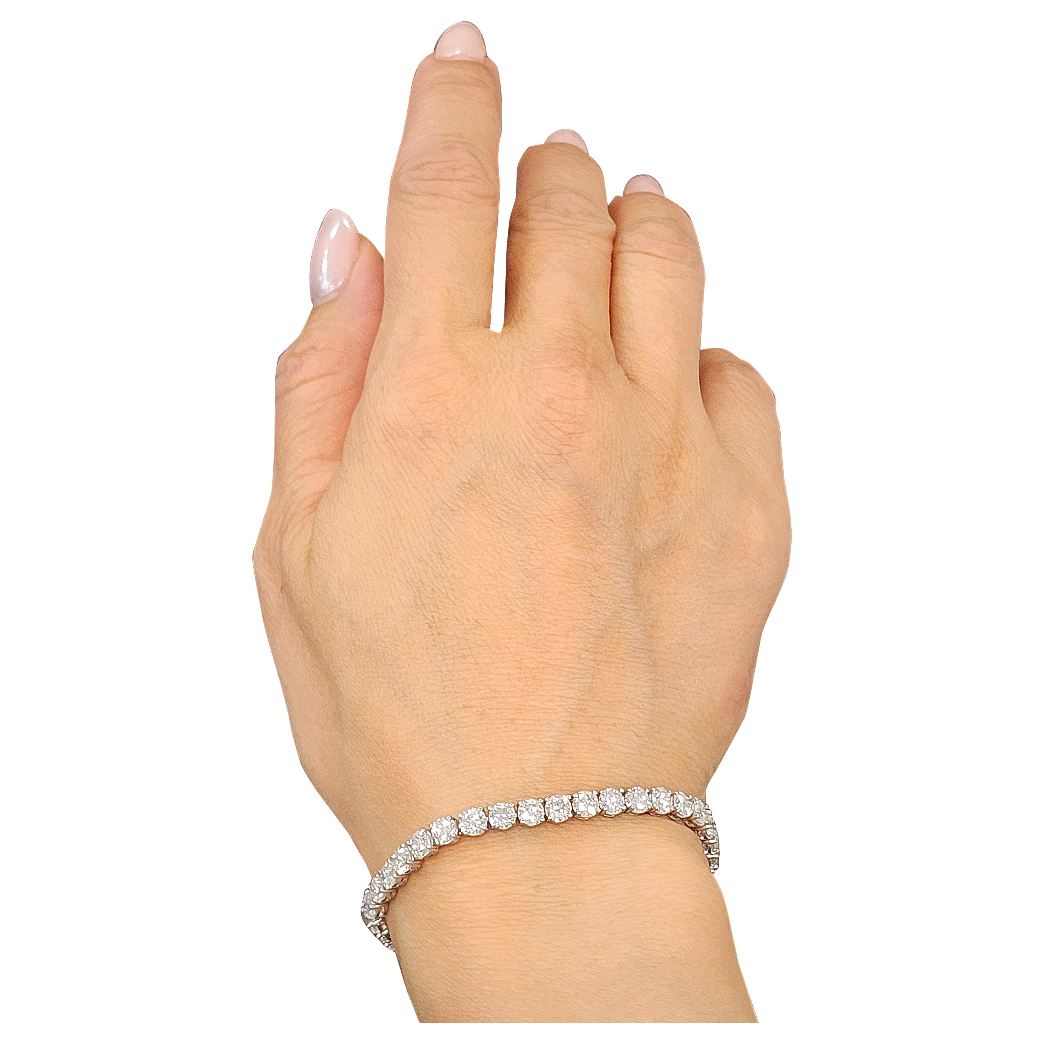10.99 ct Diamond Tennis Bracelet