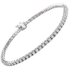 Bracciale tennis con diamanti da 3,00 carati