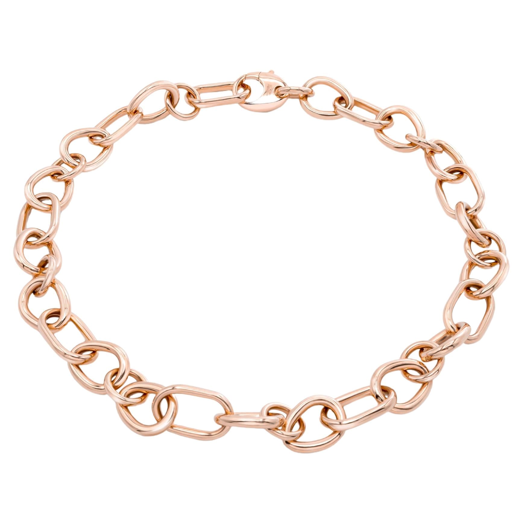 Collana a catena Model'S della collezione Aspis di Mattioli in oro rosa 18 carati In condizioni Nuovo in vendita a Bilbao, ES