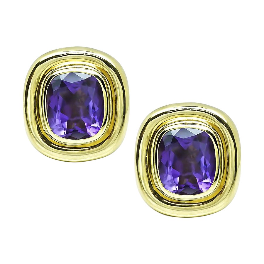 Pendientes Paloma Picasso de oro amatista de 15,00 ct Tiffany & Co.