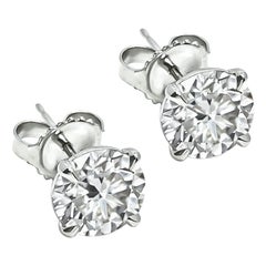 Pendientes de diamantes de 3,42 ct