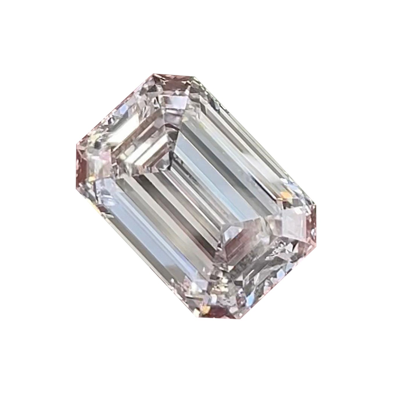 Emilio Jewelry GIA zertifiziert 14,00 Karat D lupenreine Golconda Smaragdschliff Diamant im Angebot