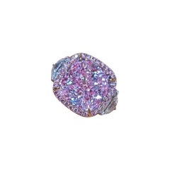 Emilio Jewelry Bague en diamant rose certifié GIA de 12.00 carat