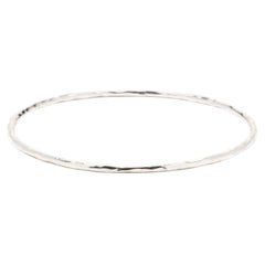 Ippolita Bangle Bracelet, Sterling Silver, Length 7.75 Inches, Stackable
