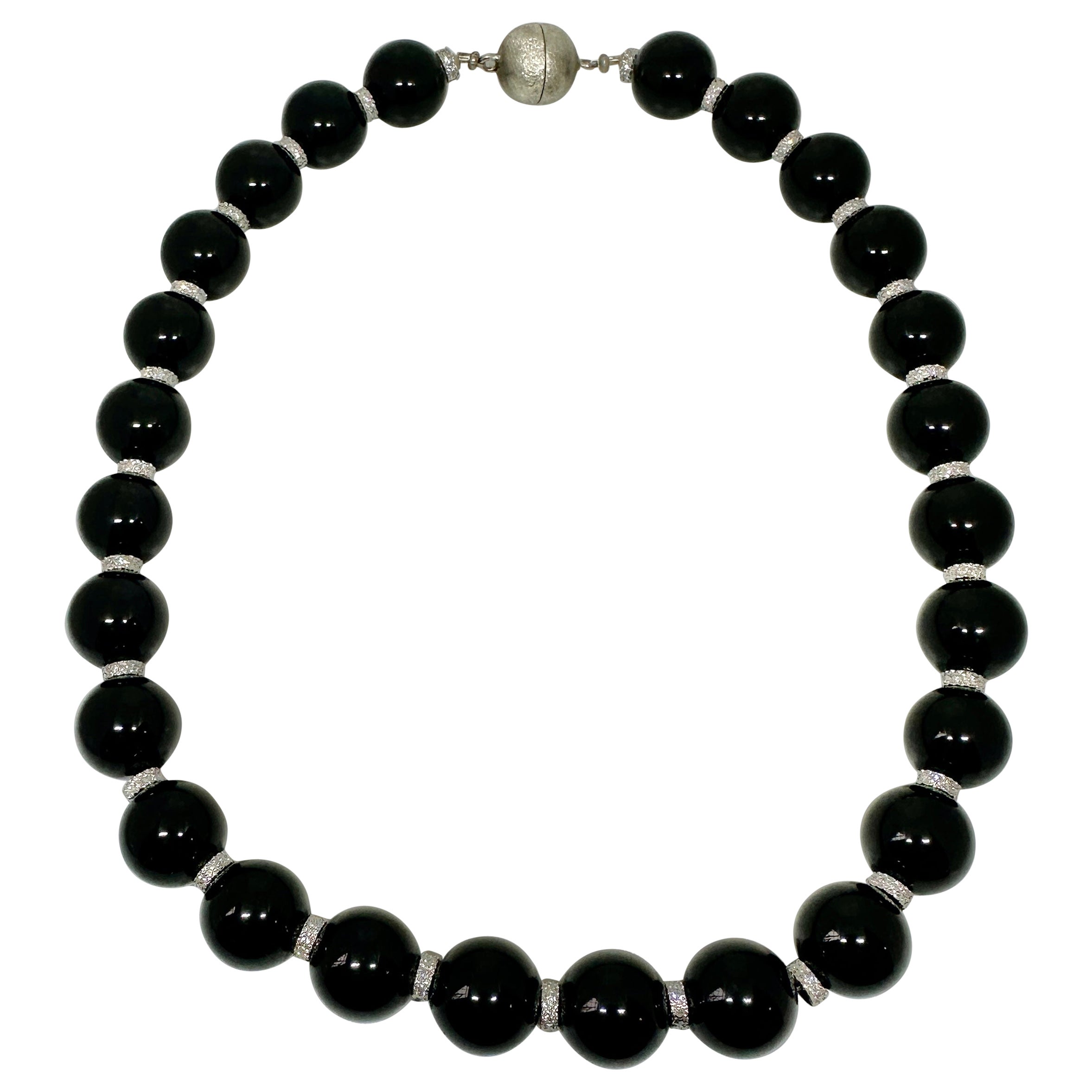 Senator Dianne Feinstein's Diamond Black Onyx Necklace Photo With Family