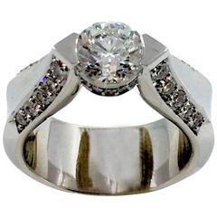 Diamond Gold Engagement Ring 7