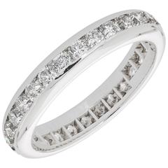 Tiffany & Co. 2.0 Carat Diamond Platinum Lucida Eternity Band 1