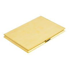 'Cartier London' Art Deco Cigarette Case in 18 Karat Gold