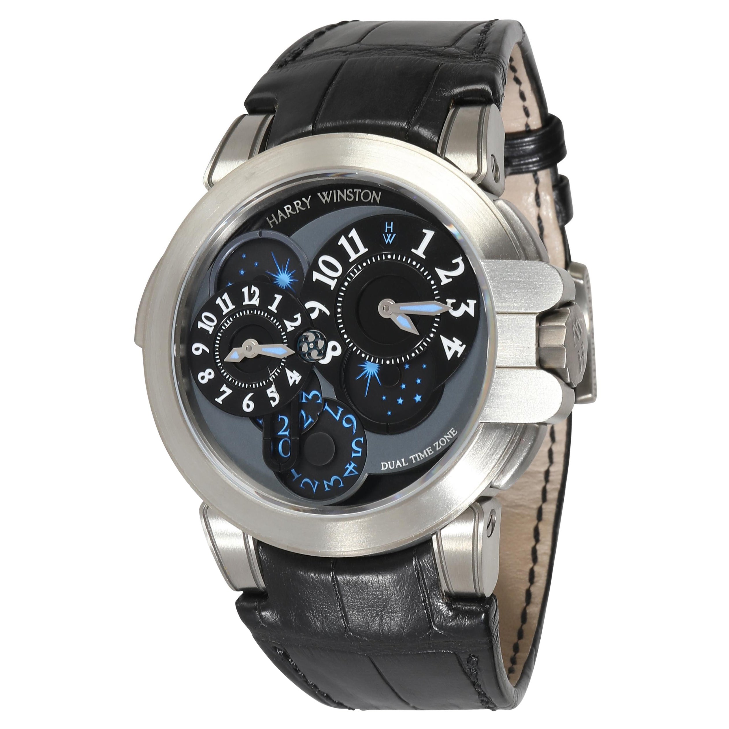 Harry Winston Ocean Dual-Time Project Z 400-MATZ44ZC.K1 Men's Watch in  Zalium