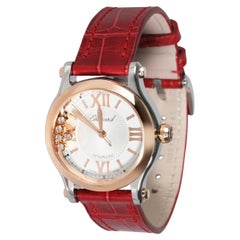 Chopard Happy Sport 278573-6013 Women's Watch in 18kt Stainless Steel/Rose Gold