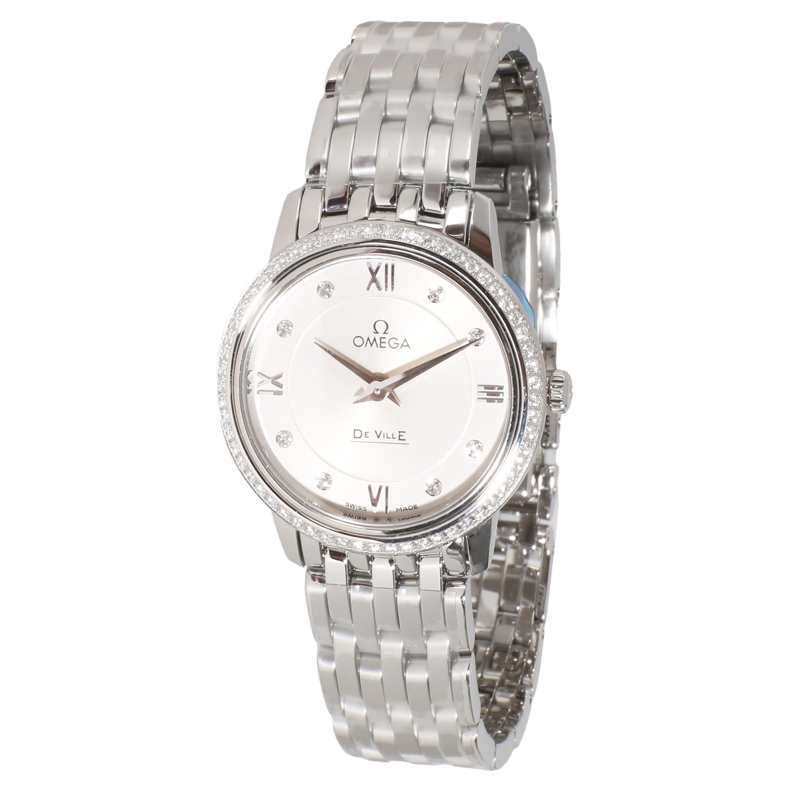 Omega DeVille Prestige 424.15.27.60.52.001 Women's Watch in  Stainless Steel