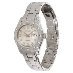 Rolex Pearlmaster 80319 Montre pour femme en or blanc 18 carats