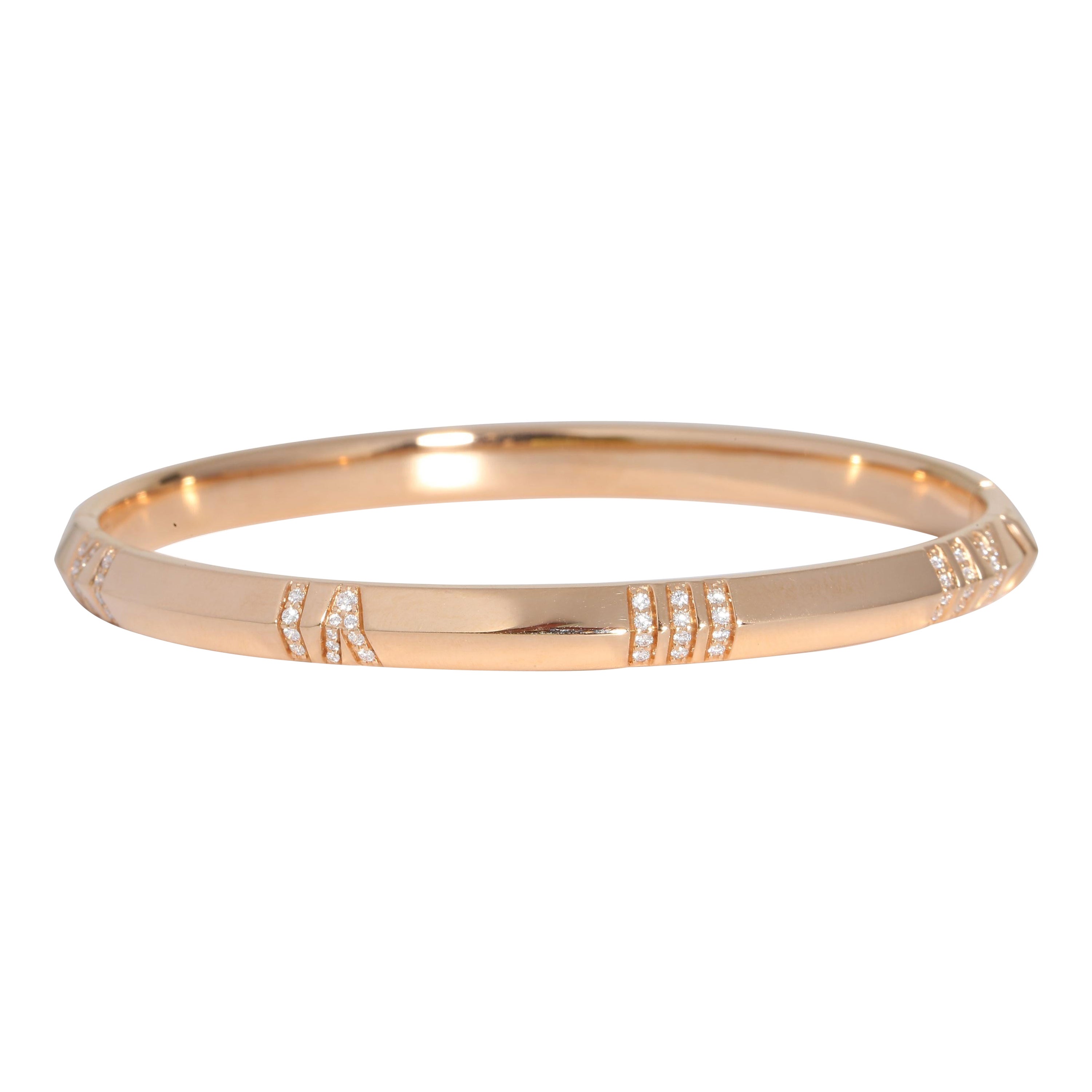 Tiffany & Co. Bracciale Atlas in oro rosa 18 carati 0,33 CTW