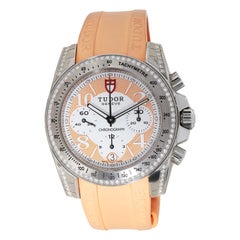 Tudor Grantour Chrono 20310 pour femme  Acier inoxydable 0.5 ct. pt.