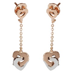 Cartier C de Cartier Vintage Earrings (Rose & White Gold)