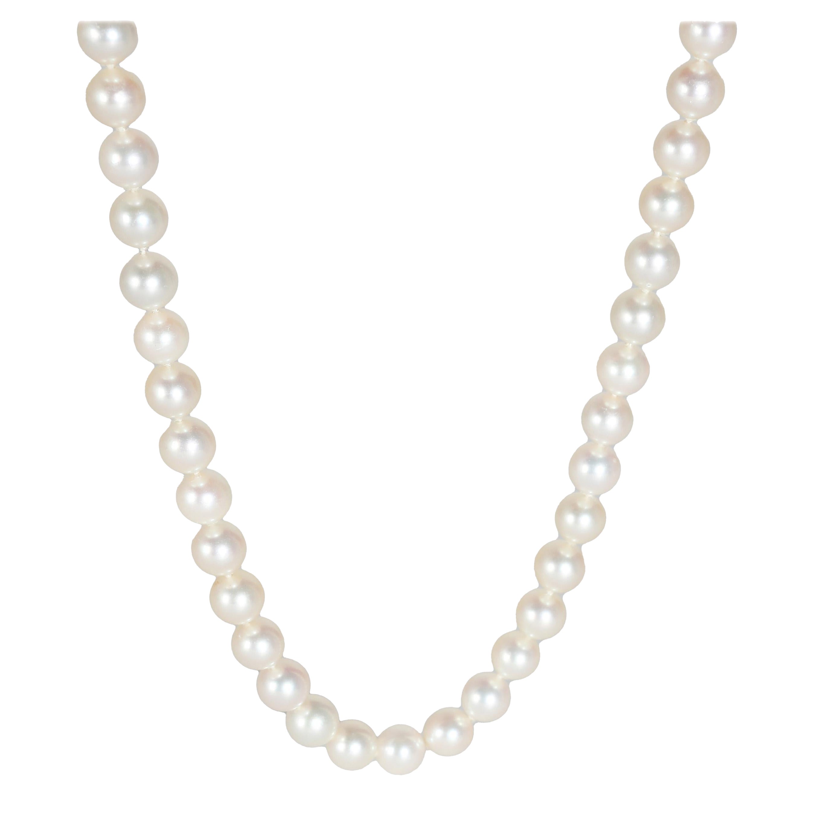 Tiffany & Co. Collier de perles en or jaune 18k