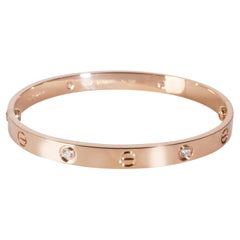 Cartier Love-Armband, Diamanten (Roségold)