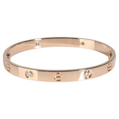 Cartier Love-Armband, Diamanten (Roségold)