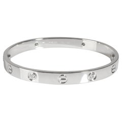 Cartier Love-Armband, Diamanten (Weißgold)