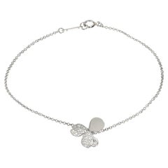 Tiffany & Co. Papierblumenarmband mit Diamanten in Platin 0,17 Karat