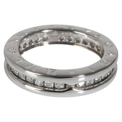 BVLGARI B.zero1 Fashion Ring in 18k White Gold 0.45 CTW