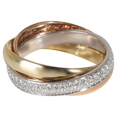 Cartier Trinity-Ring, Kleines Modell, Diamanten