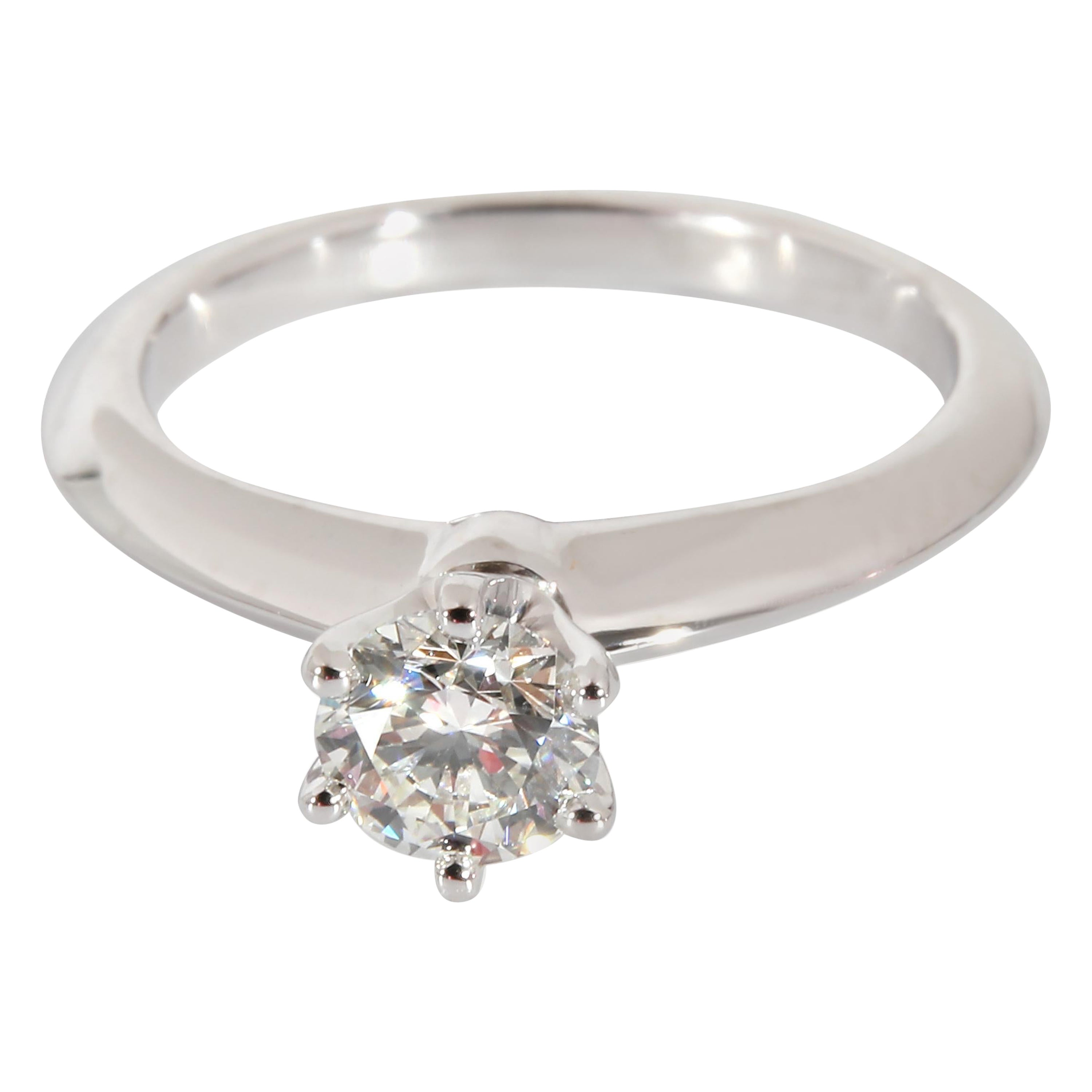 Tiffany & Co. Solitär Verlobungsring aus Platin .40 CTW.