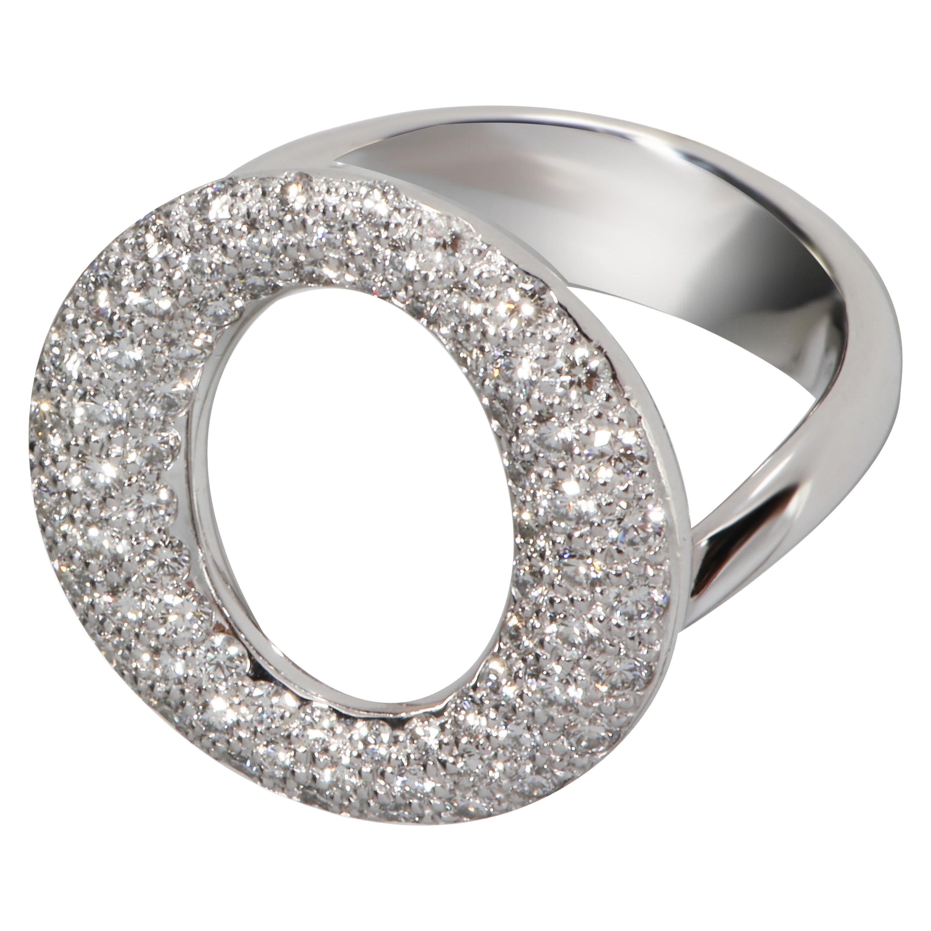 Tiffany & Co. Elsa Peretti Sevillana Diamond Ring in 18KT White Gold 0.80 CTW
