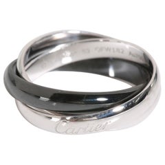 Bague Trinity Cartier (or blanc et céramique)
