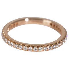 Tiffany & Co. Soleste Band in 18k Rose Gold 0.34 CTW