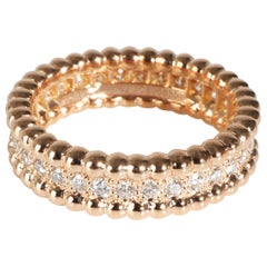 Anillo Van Cleef & Arpels Perlee de oro rosa de 18 quilates 0,49 qt