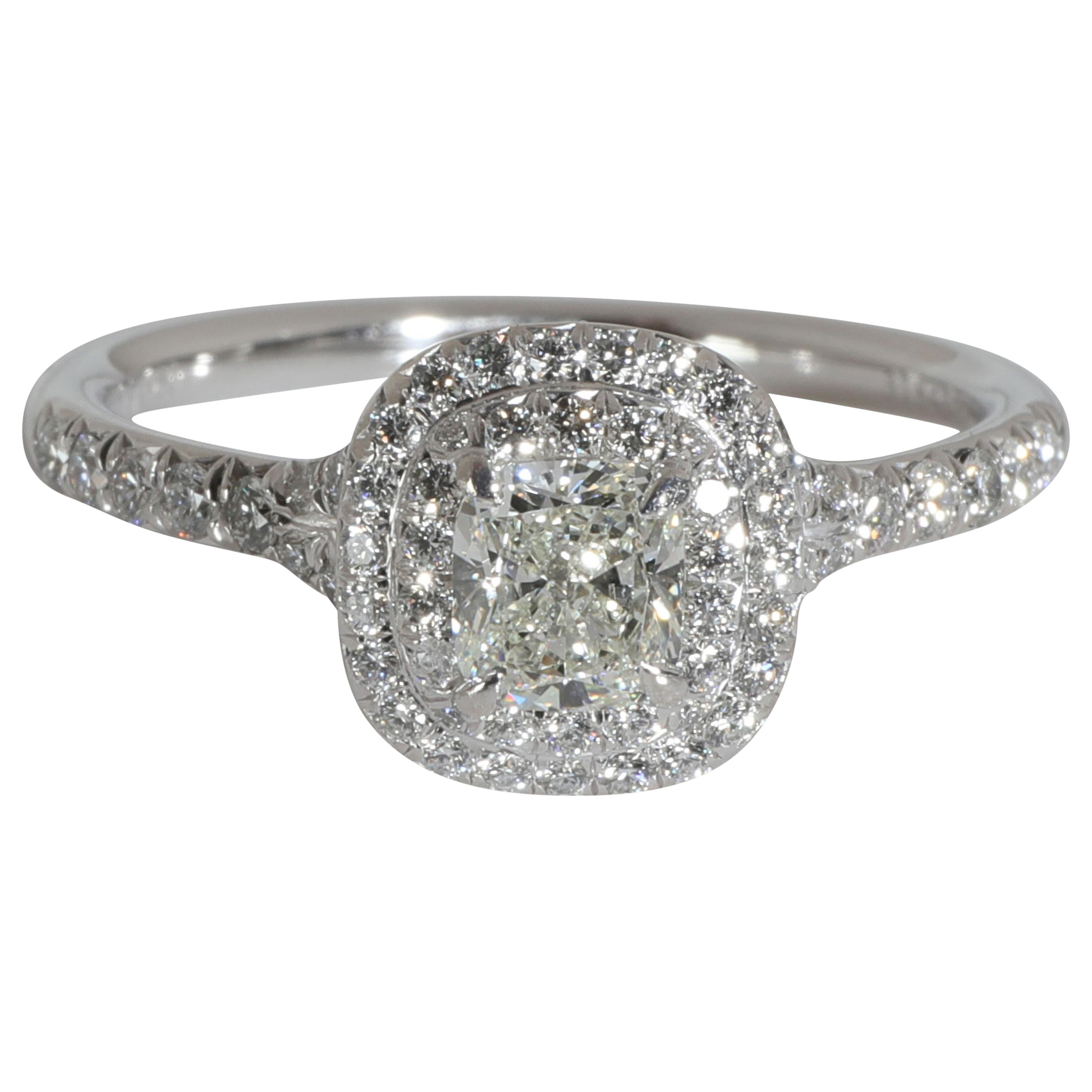 Tiffany & Co. Soleste Verlobungsring in  Platin I VVS1 0,84 CTW Platin