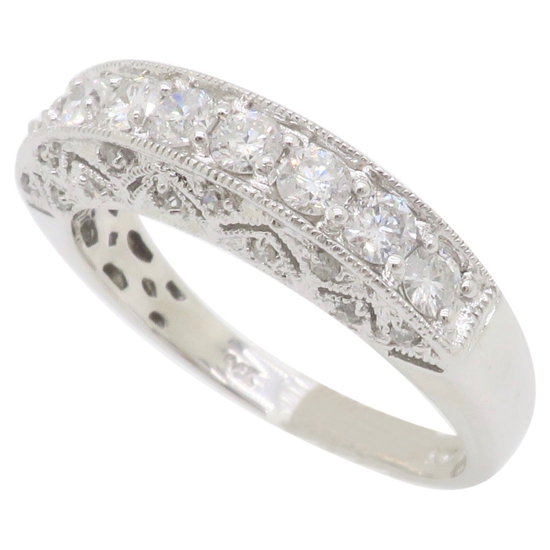 White Gold Diamond Band
