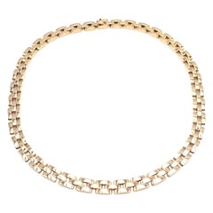 Cartier Collier Maillon Panthère à trois rangées en or jaune