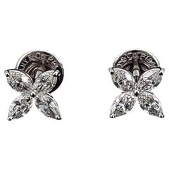 Tiffany Victoria Diamond Earrings in PT950 Large