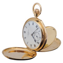 Clerke Royal Pocket Watch – 18K Solid Yellow Gold