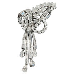 Diamond Cascade Brooch