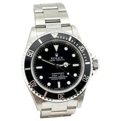 Rolex Submariner No Date 14060 40mm Quadrante Nero Acciaio Inox Scatola Libretto