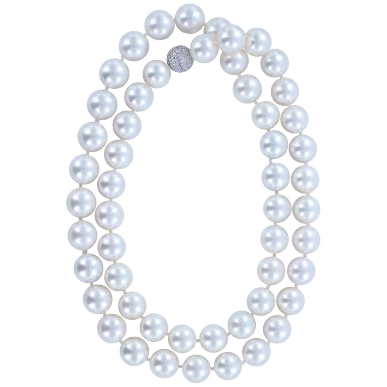 Opera Length South Sea Pearl Necklace