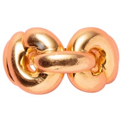 An 18k Gold Hermès Knot Ring