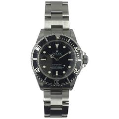 Rolex Stainless Steel Oyster Perpetual Submariner Wristwatch Ref 14060M