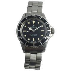 Vintage Rolex Stainless Steel Oyster Perpetual Submariner Automatic Wristwatch Ref 5513
