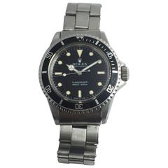 Vintage Rolex Stainless Steel Oyster Perpetual Submariner Automatic Wristwatch Ref 5513 