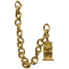 Bulgari Roma 1970s "Dea dell'Acqua" Charm Bracelet 9