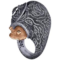 Alex Soldier Codi the Snail with Diamonds in Gold and Silver 8